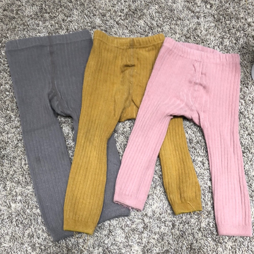 3 pack baby leggings